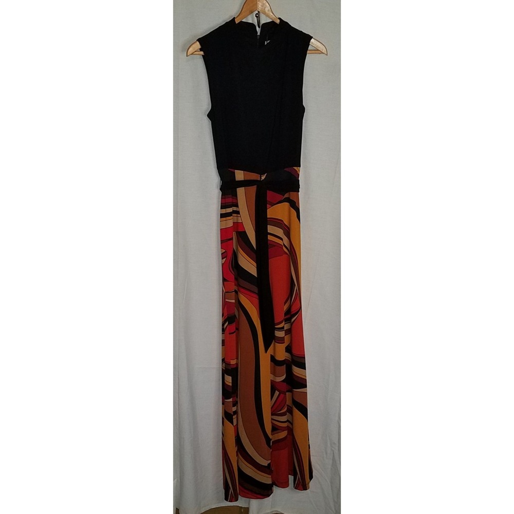 Emma & Michele Women's 70's Style Sleeveless Jumpsuit Size M Wide Leg‎ Crop NWT